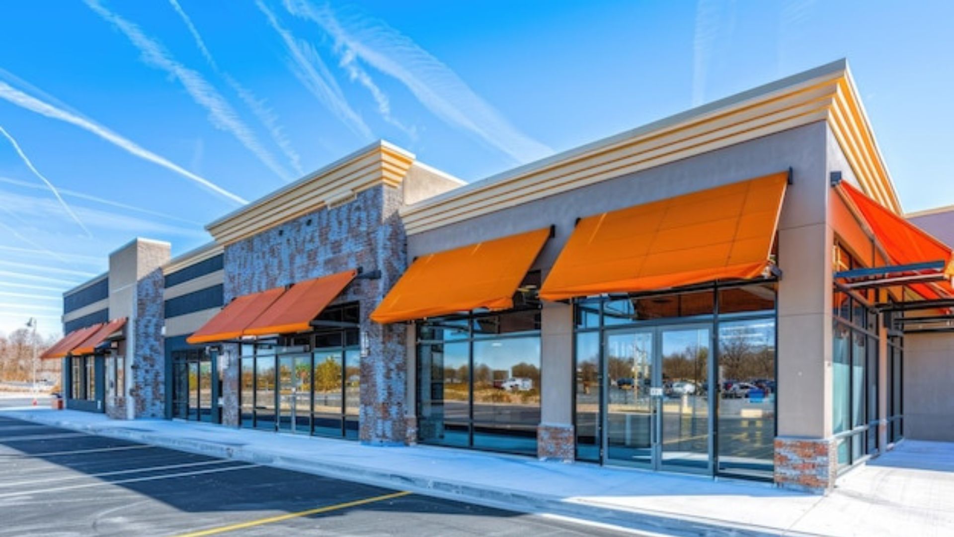 Clean commercial property ready for lease to increase value