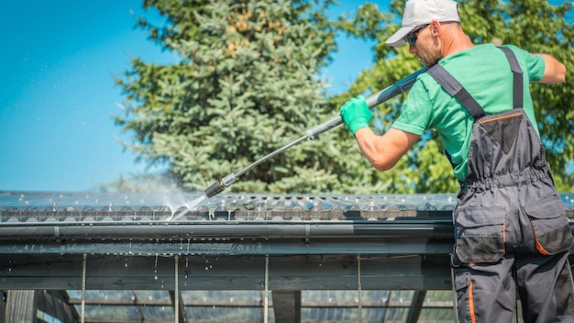 Inspection of gutters and roof for summer rains in Hamilton