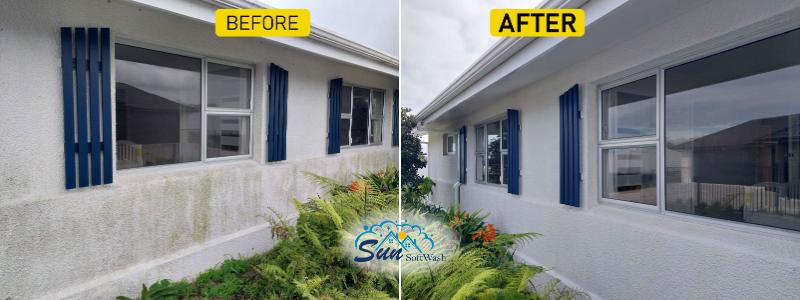 Before After Building Wash Tauranga