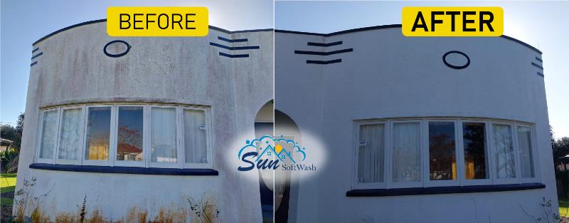 Before After Building Wash Tauranga