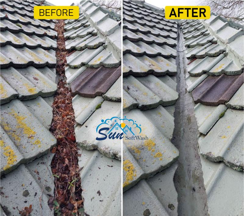 before after gutter cleaning auckland(1)