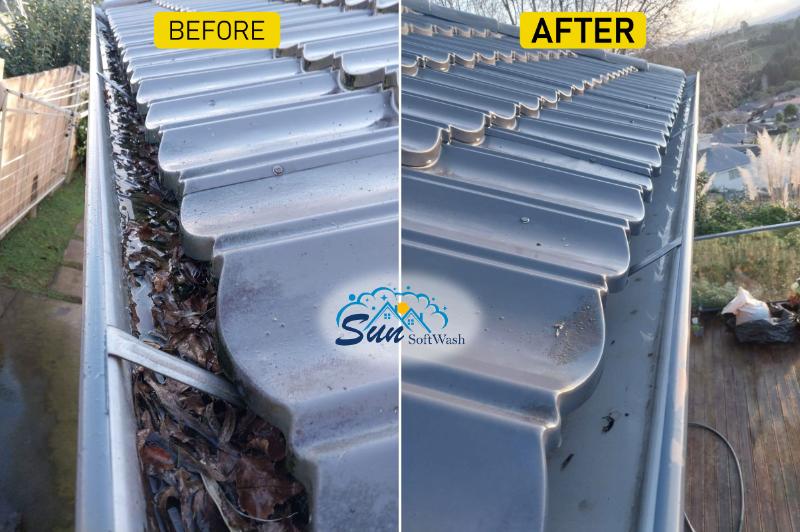 before after gutter cleaning auckland(2)