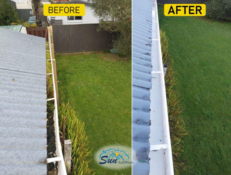 before after gutter cleaning tauranga(1)