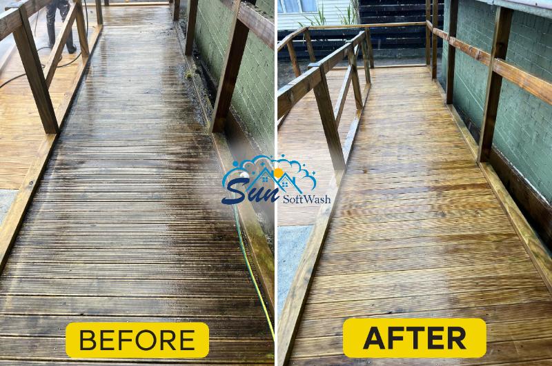 before after stair clean tauranga