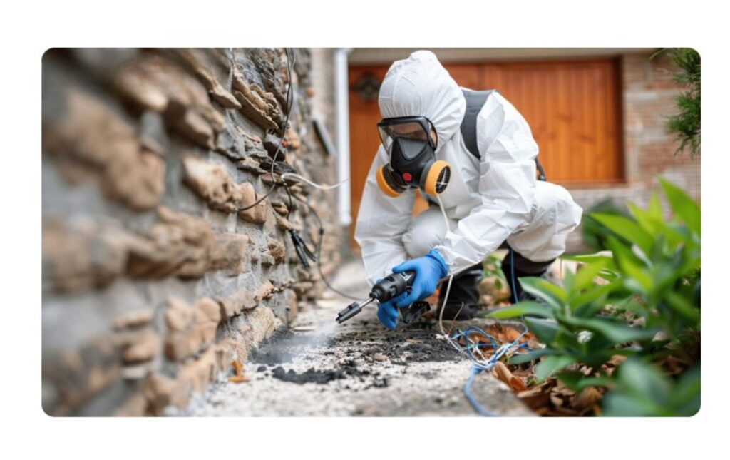 how long should you stay out of your house after pest control
