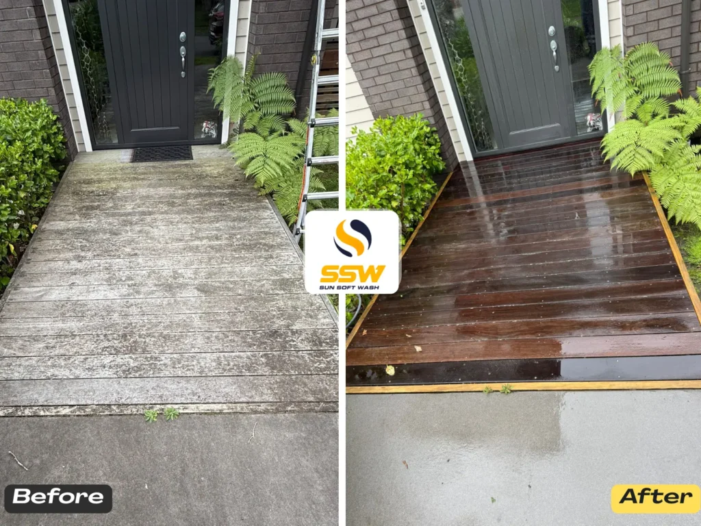 How to Remove Rust Stains From a Concrete Driveway 4 How can Sun SoftWash help remove rust stains?